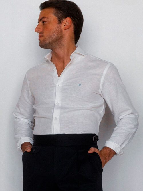 CAMISA LINO BLANCO