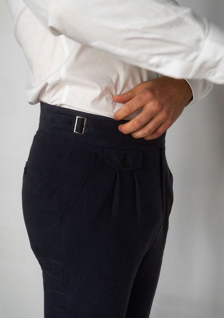 PANTALÓN GURKHA NAVY - Imagen 4