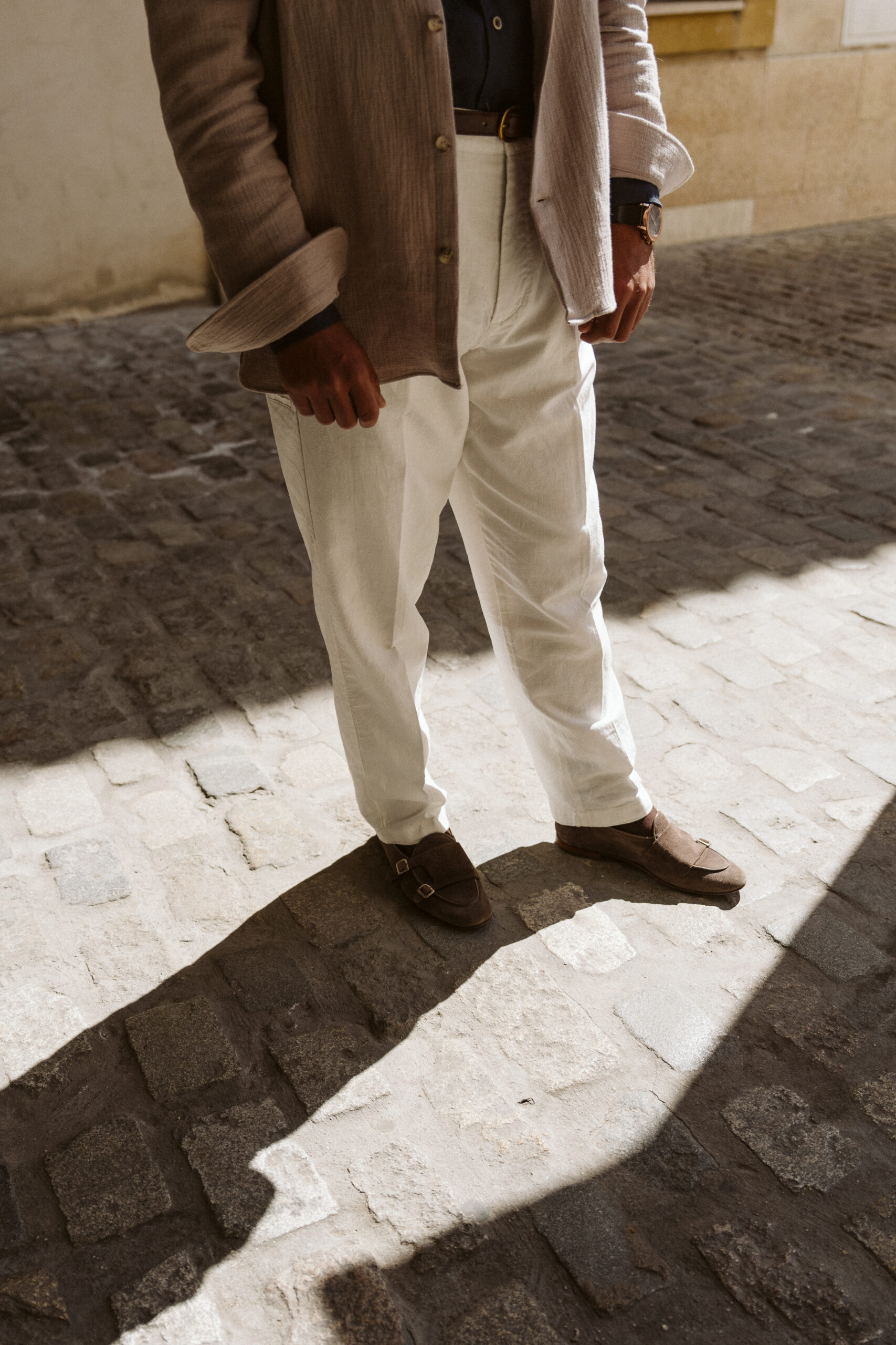 Pantalón 100% lino blanco - Imagen 6