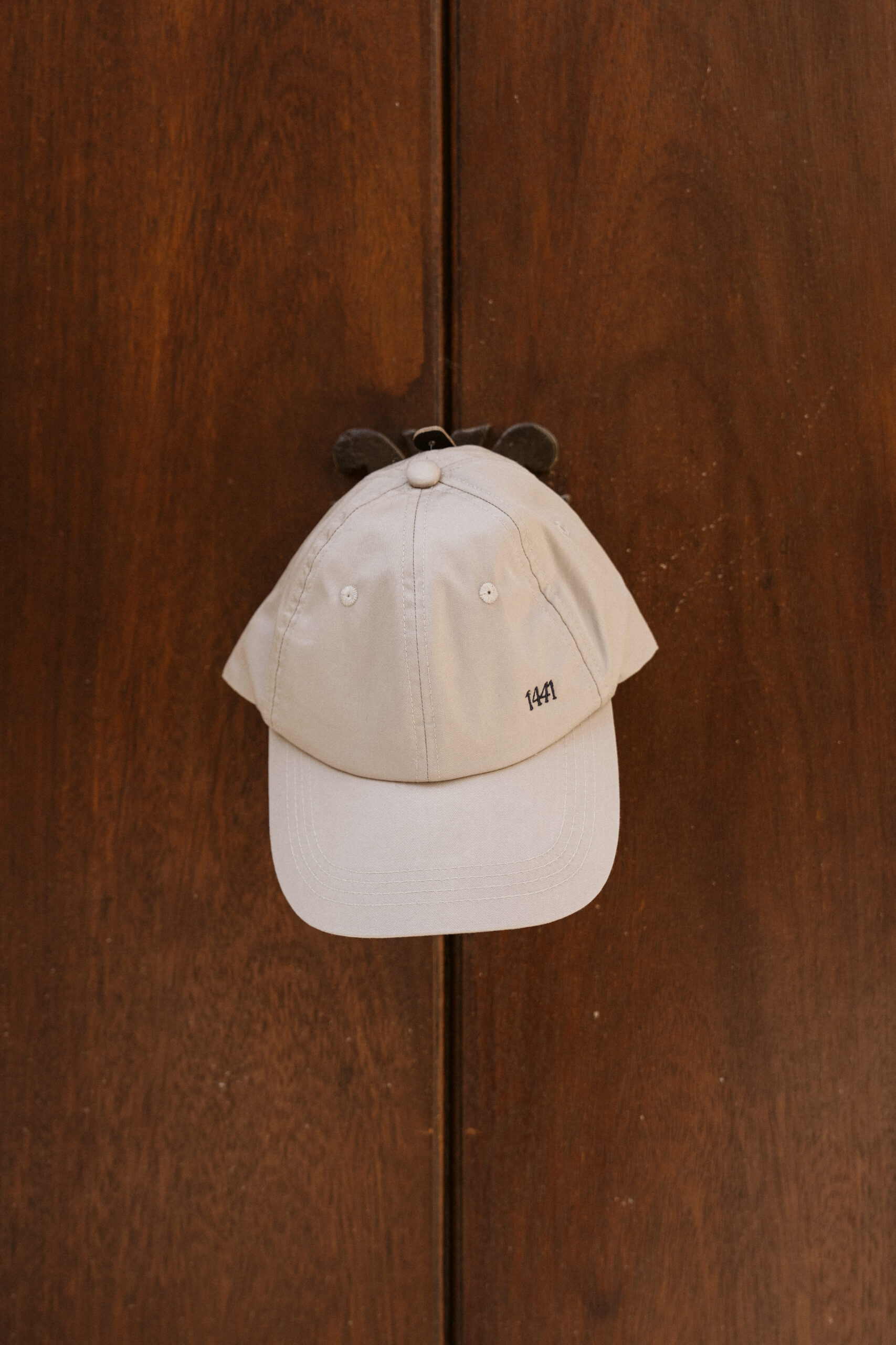 Gorra algodón beige - Imagen 2