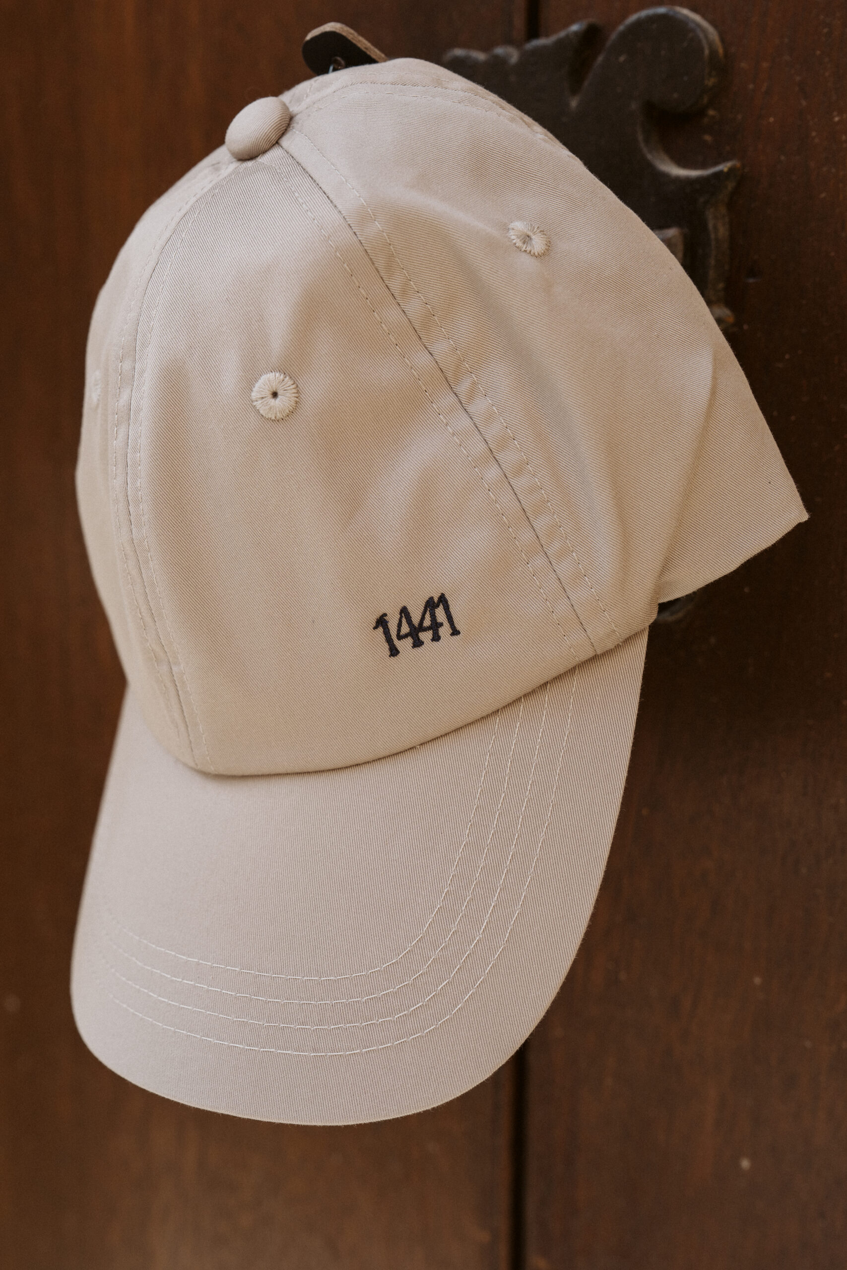 Gorra algodón beige - Imagen 3