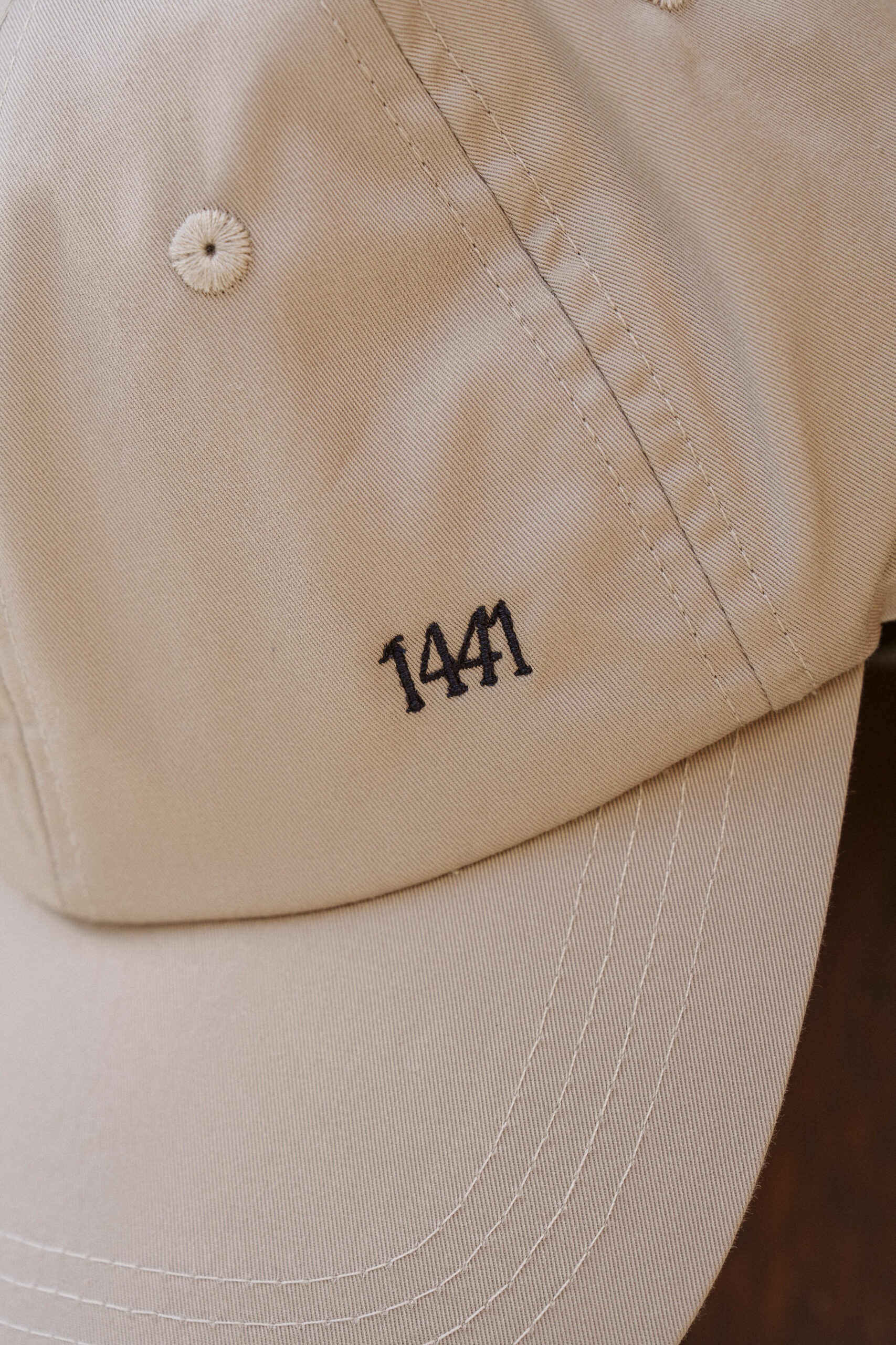 Gorra algodón beige - Imagen 4